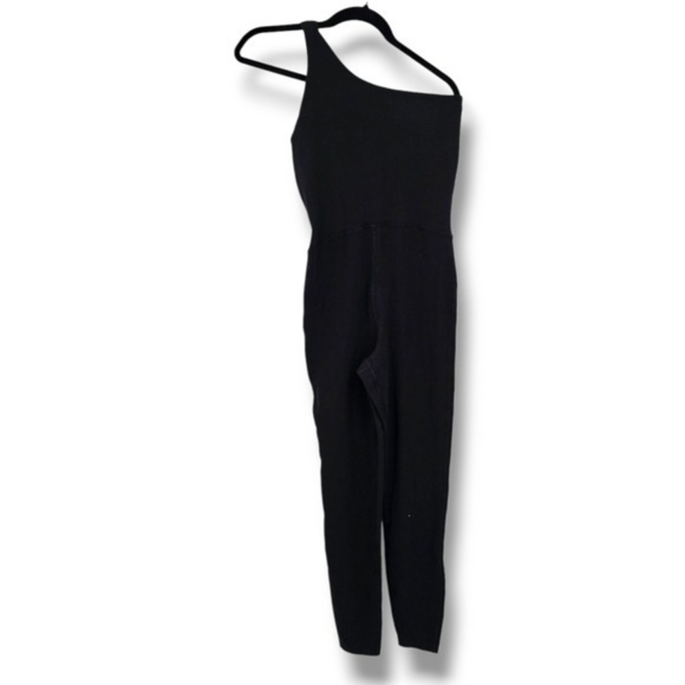 Old Navy Black One-Shoulder Jumpsuit